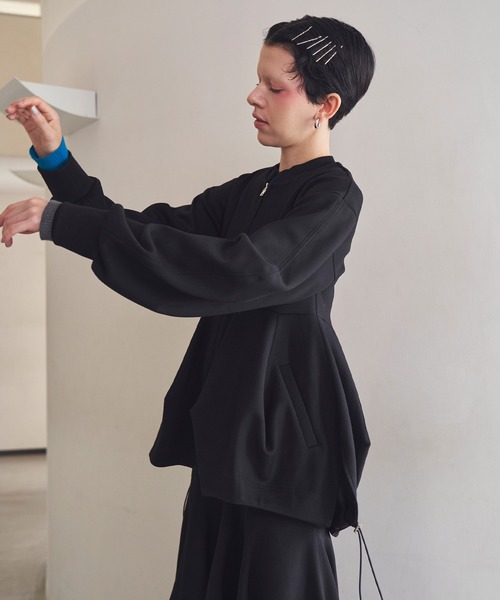 ジャケット・アウター OMMO PADDING CIRCLE VEST BLACK ジャケット・アウター PADDING CIRCLE VEST OMMO ジャケット・アウター