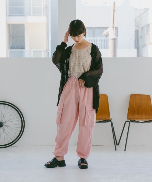 「WHIMSIC」 ノースリーブトップス FREE アイボリー メンズ_画像3