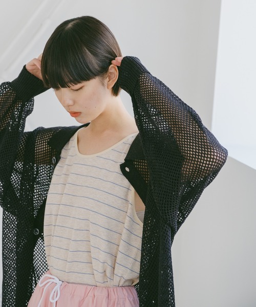 「WHIMSIC」 ノースリーブトップス FREE アイボリー メンズ_画像4