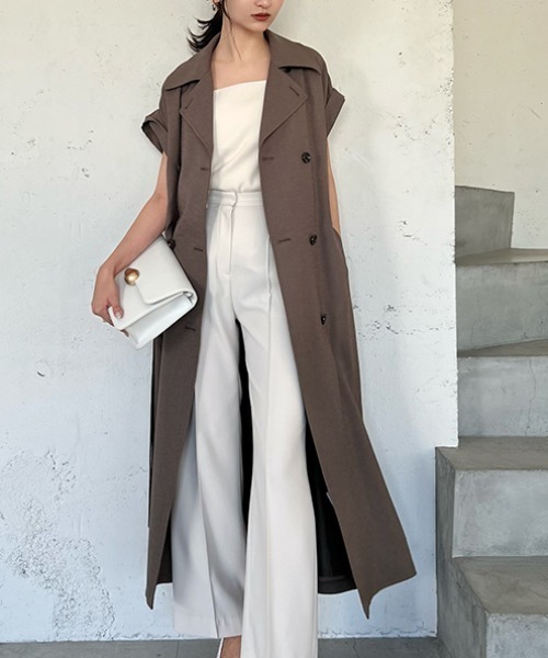 「anuans」 カーディガン FREE ベージュ レディース_画像3