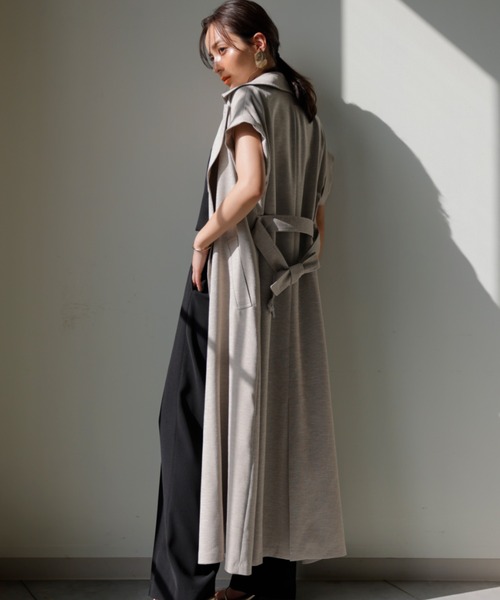 「anuans」 カーディガン FREE ベージュ レディース_画像6