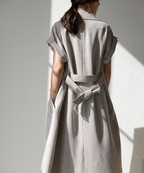 「anuans」 カーディガン FREE ベージュ レディース_画像9