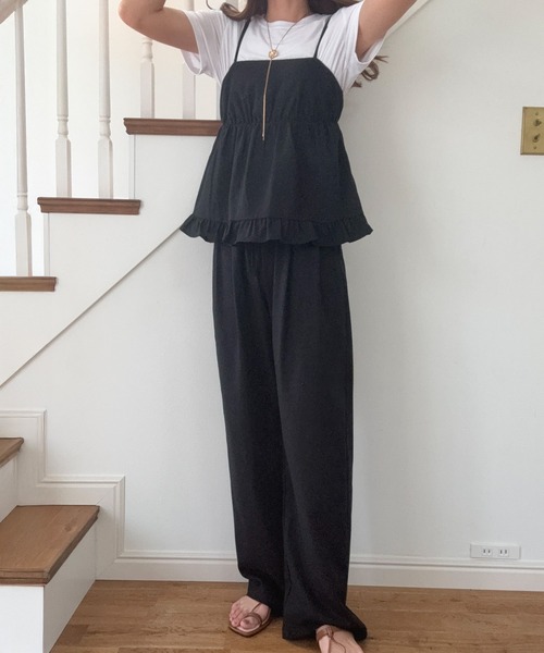 LAUIR（ラウアー） セットアップ SMALL ブラック レディース