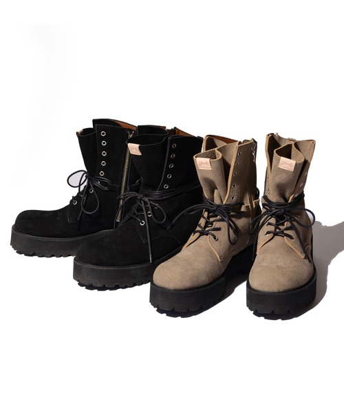ブーツ Bohemian Drape Boots / ボヘミアンドレープブーツ メンズ レディースの画像