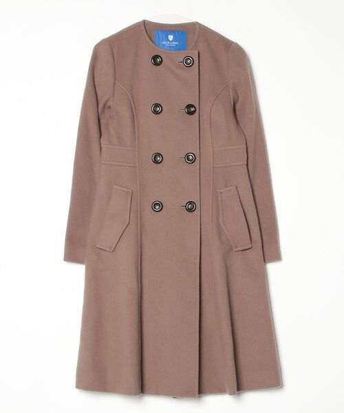 ブルーレーベルクレストブリッジ ノーカラー コート 38 M BLUE LABEL