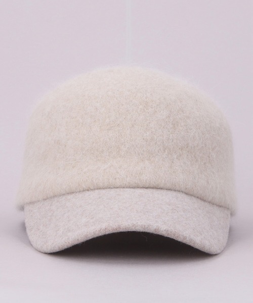 CA4LA ボア付き　ウールキャップ　未使用 CA4LA（カシラ） キャップ 帽子 YK ANGORA WOOL CAP メンズ レディース
