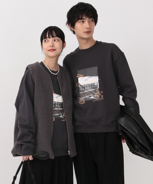 GLOBAL WORK（グローバルワーク） トレーナー スウェット ソフトタッチ