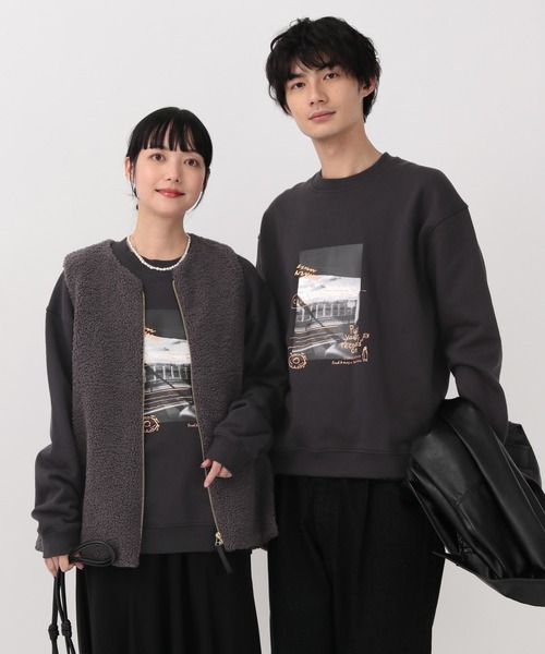 GLOBAL WORK（グローバルワーク） トレーナー スウェット ソフトタッチ