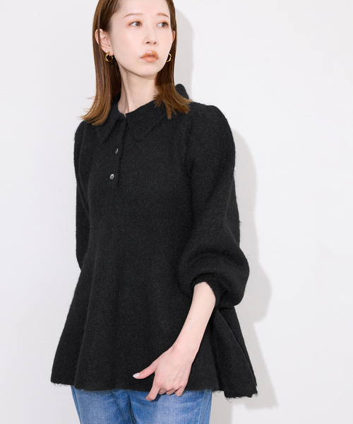 SLOBE IENA ぺプラムニット SLOBE IENA（スローブイエナ） ニット セーター ペプラムニット