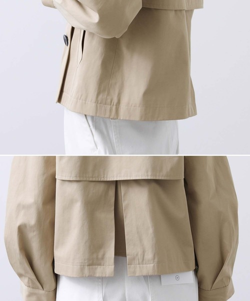 「margaux」 トレンチコート FREE ベージュ レディース_画像6