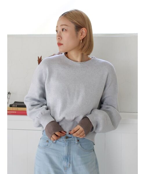 アングリッド Ungrid（アングリッド） ニット セーター コットン混ショートルーズ