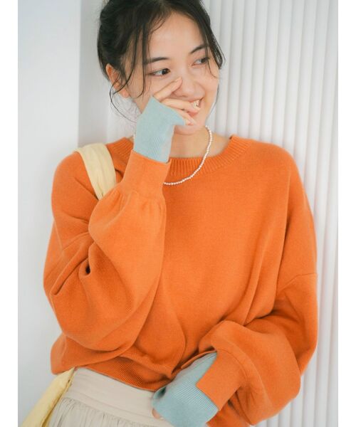 Ungrid（アングリッド） ニット セーター コットン混ショートルーズ