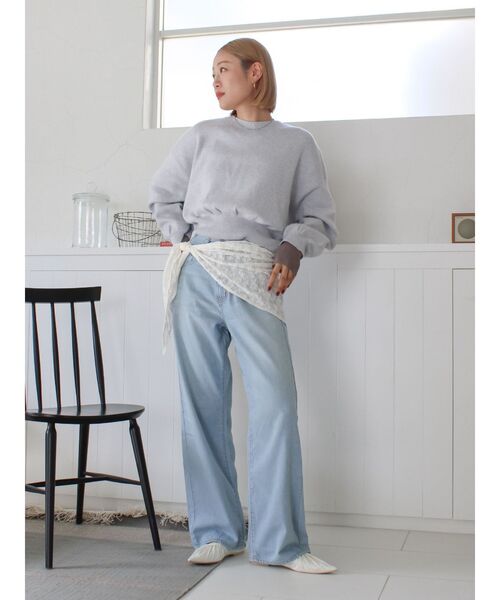 Ungrid（アングリッド） ニット セーター コットン混ショートルーズ