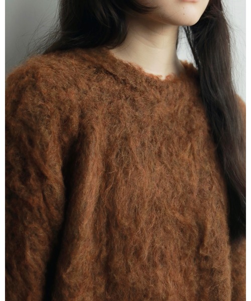 anuke Brashed Knit Pullover アンヌーク anuke Brashed Knit Pullover アンヌーク