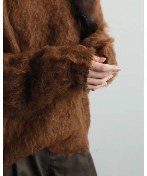 Brashed Knit Pullover anuke アンヌーク anuke（アンヌーク） ニット セーター Brashed Knit Pullover