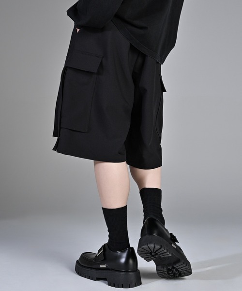 ADRER（アドラー） ハーフパンツ ワイドパンツ スラックス メンズ 