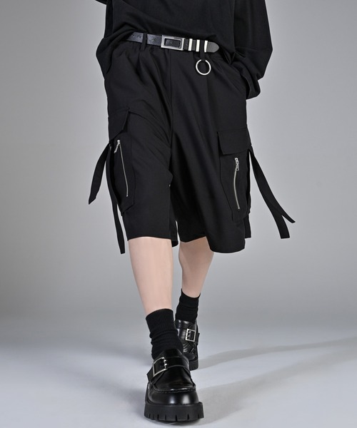 ADRER（アドラー） ワイドパンツ ハーフパンツ スラックス 短パン