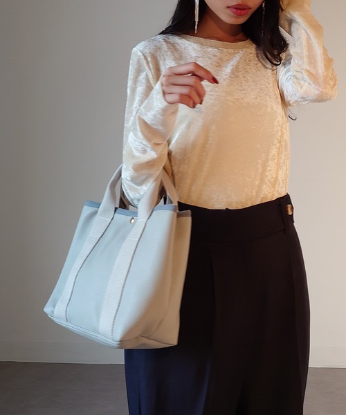 「SETUP7」 トートバッグ FREE ベージュ レディース_画像9