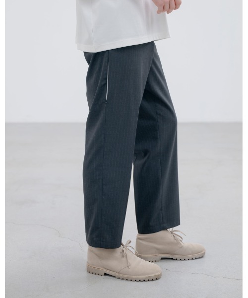 uniform experiment 2022S/S ラインウールパンツ 3 uniform experiment パンツ STRETCH WOOL SIDE POCKET TAPERED PANTS