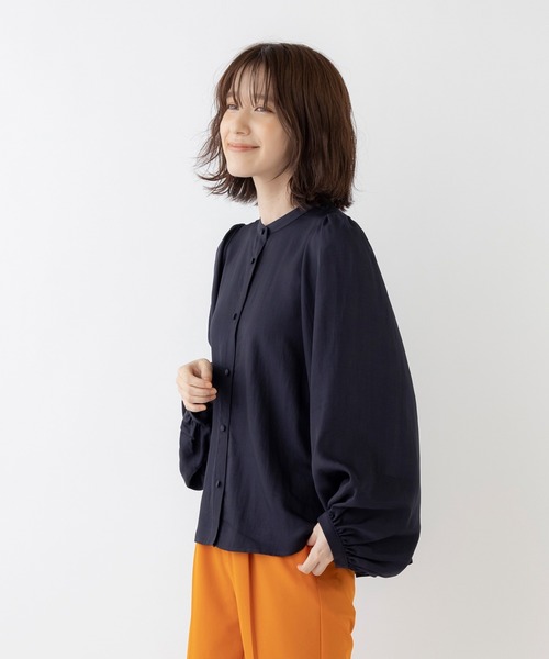 「Sono」 長袖ブラウス 1 ネイビー レディース_画像6