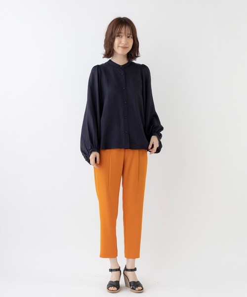 「Sono」 長袖ブラウス 1 ネイビー レディース_画像8