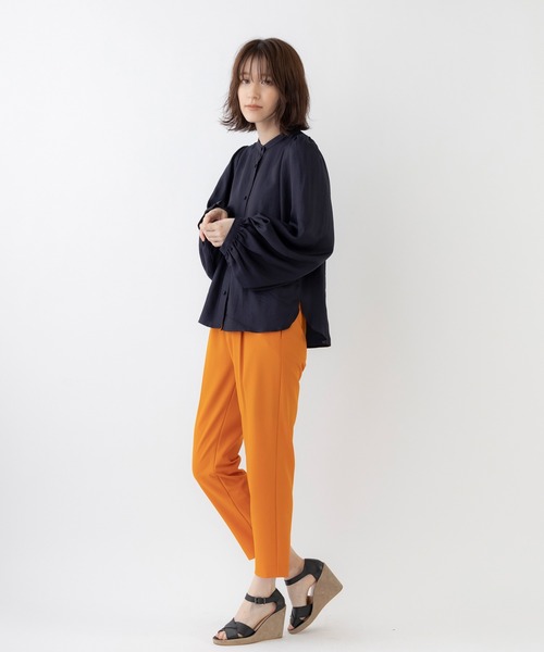 「Sono」 長袖ブラウス 1 ネイビー レディース_画像9