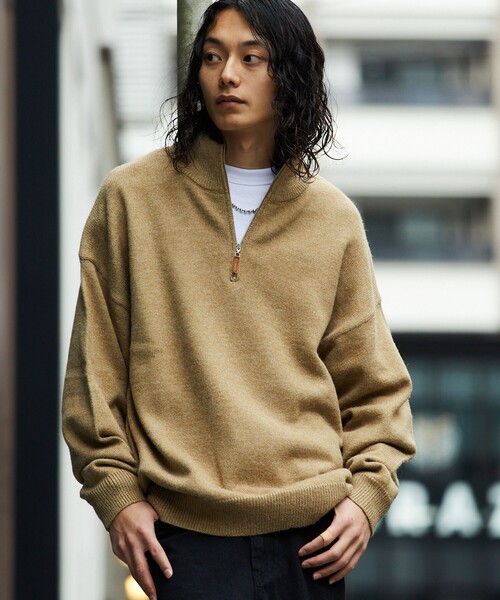 FREAK'S STORE（フリークスストア） 長袖ニット LARGE ブラック メンズ