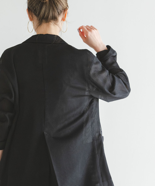 NOBLE（ノーブル） ジャケット テーラードジャケット エアリーメッシュ