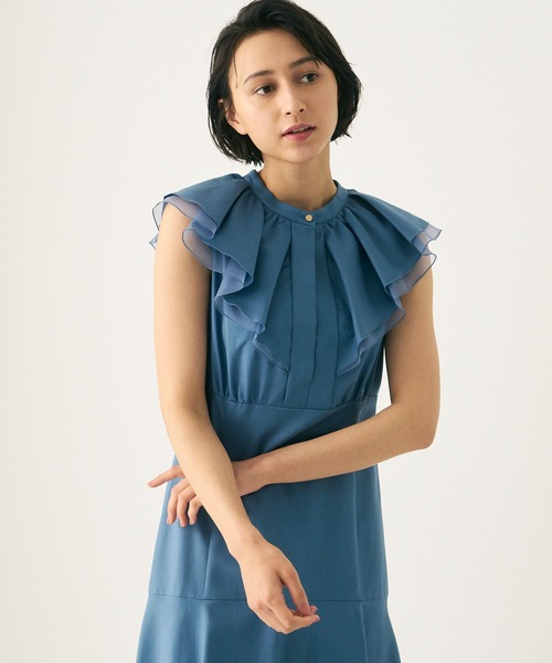 「ANAYI」 ノースリーブワンピース 38 ピンク レディースの画像