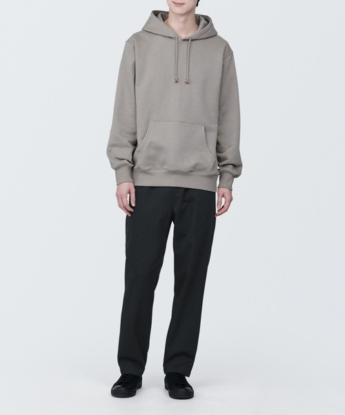 「無印良品」 チノパンツ S ブラック メンズ_画像2