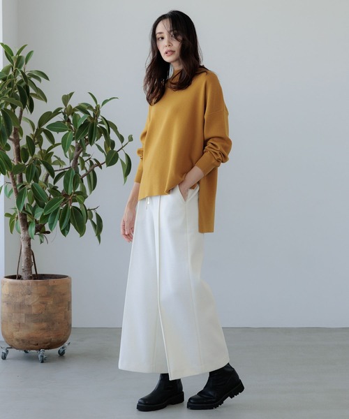 「Elura」 長袖ニット MEDIUM ホワイト系その他6 レディース_画像5