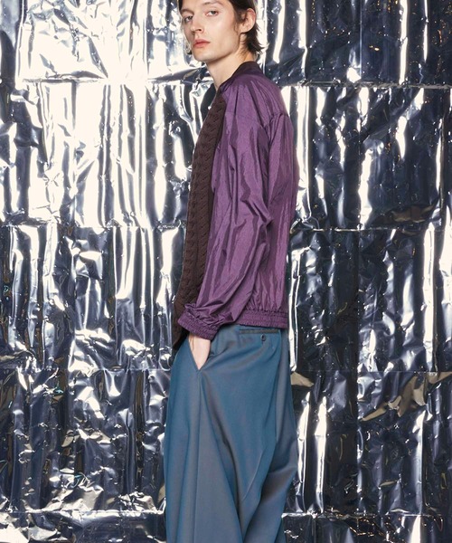 「MAISON SPECIAL」 長袖ニット 1 グリーン メンズの画像4