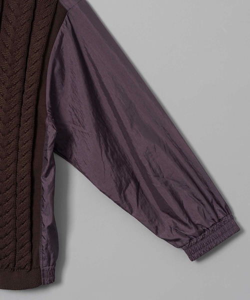 「MAISON SPECIAL」 長袖ニット 1 グリーン メンズの画像7