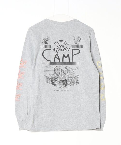 「AlexanderLeeChang」 長袖Tシャツ 2 グレー メンズ_画像2