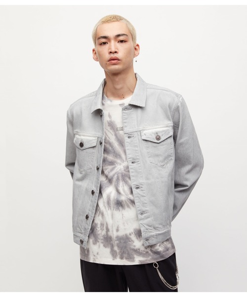 ALLSAINTS（オールセインツ） デニムジャケット S ベージュ系その他 