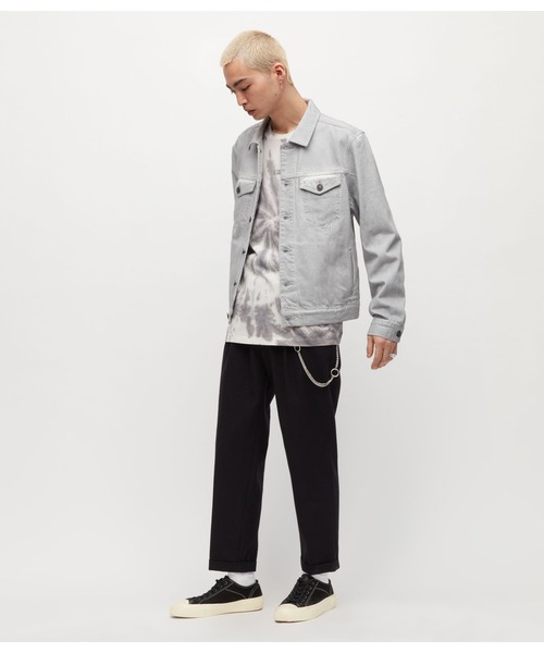 ALLSAINTS（オールセインツ） デニムジャケット S ベージュ系その他 