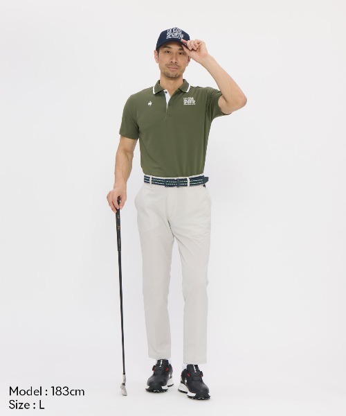 ルコックスポルティフ　ストライプゴルフパンツ le coq sportif GOLF（ルコックスポルティフ ゴルフ） スラックス