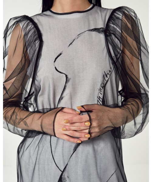 「THINGS THAT MATTER」 長袖チュニック FREE ホワイト レディース_画像2