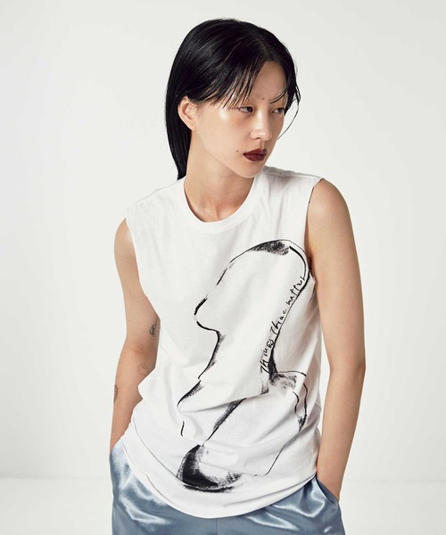 「THINGS THAT MATTER」 長袖チュニック FREE ホワイト レディース_画像10