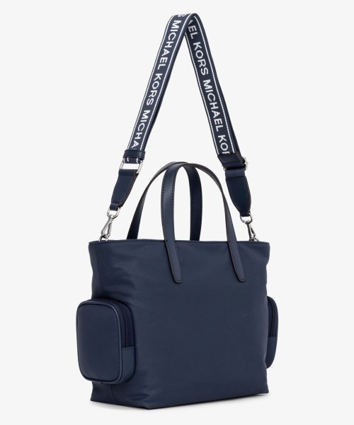 マイケルコース　2wayバッグ　ネイビー 中古・古着通販】MICHAEL KORS (マイケルコース) 2WAYバッグ ネイビー
