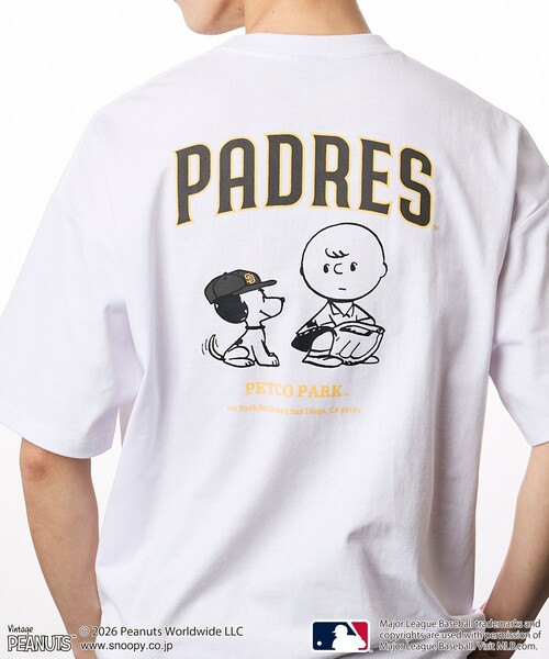 MLB San Diego Padres デニム ワイドシルエット Mサイズ アベイル MLB 