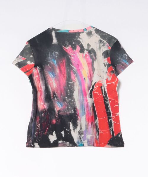 Desigual（デシグアル） tシャツ キャットフォトグラフィック サイケ