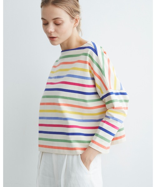 「Traditional Weatherwear」 7分袖カットソー S ブラック レディース_画像5