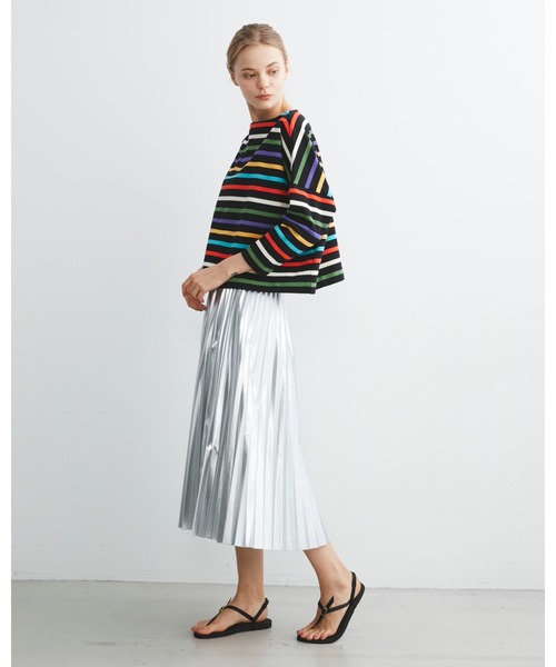 「Traditional Weatherwear」 7分袖カットソー S ブラック レディース_画像7