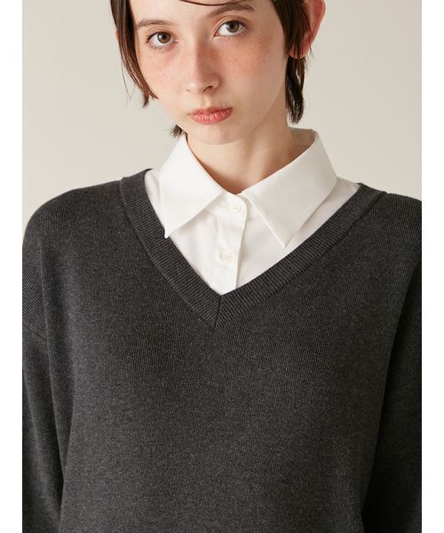 「LILY BROWN」 ドッキングワンピース F アイボリー レディースの画像