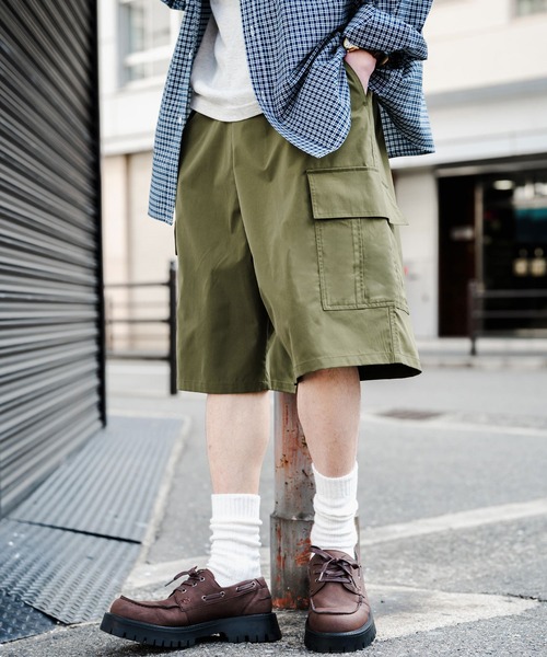 Rocky Monroe（ロッキーモンロー） ワイドパンツ ハーフパンツ カーゴ