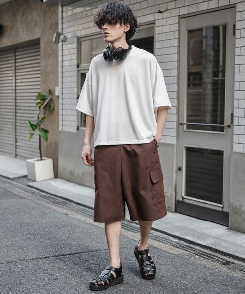 Rocky Monroe（ロッキーモンロー） ワイドパンツ ハーフパンツ カーゴ