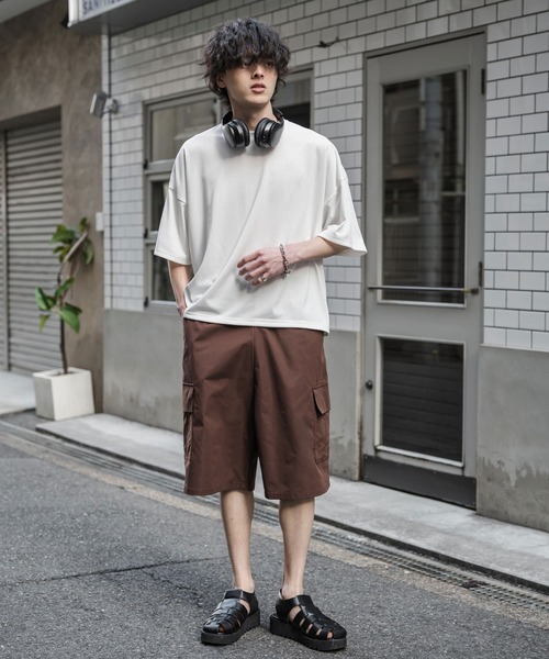 Rocky Monroe（ロッキーモンロー） ワイドパンツ ハーフパンツ カーゴ