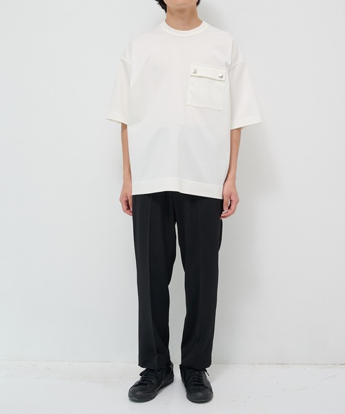 CINOH（チノ） tシャツ 「CINOH/チノ」別注REFINA POCKET T-SHIRT