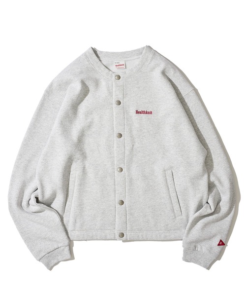 「Healthknit」 カーディガン LARGE マルーン レディース_画像3